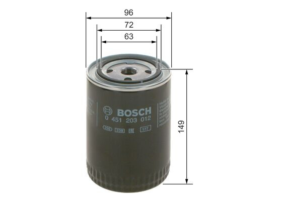 BOSCH Ölfilter