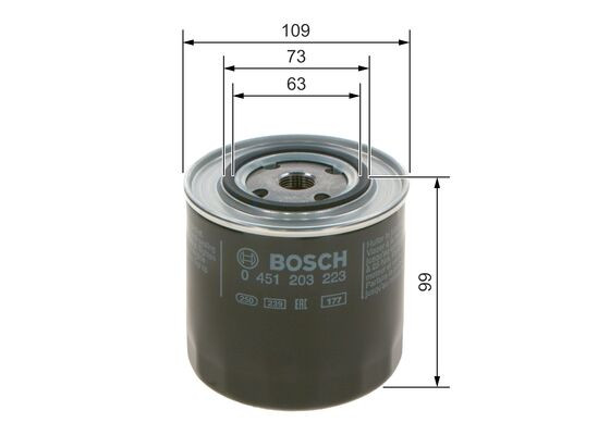BOSCH Ölfilter