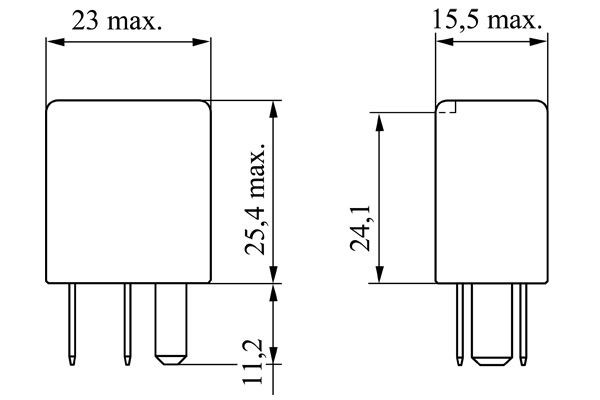 BOSCH Relais, Arbeitsstrom