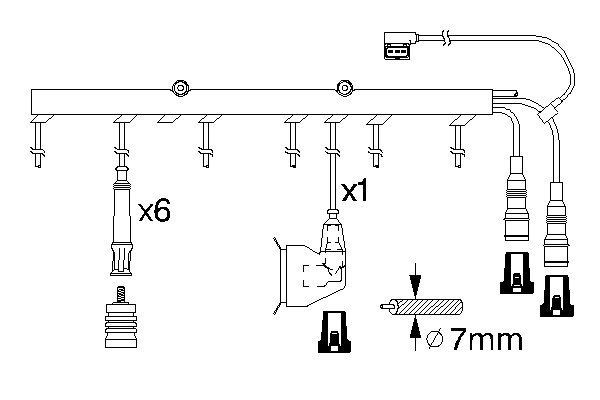 BOSCH Zündleitungssatz