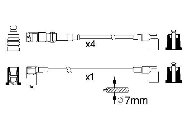 BOSCH Zündleitungssatz
