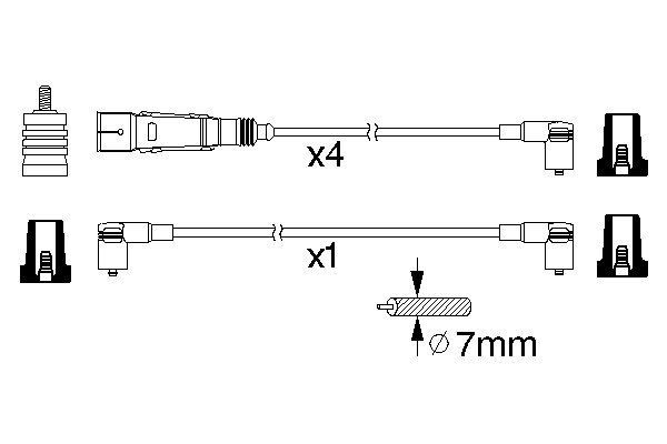 BOSCH Zündleitungssatz