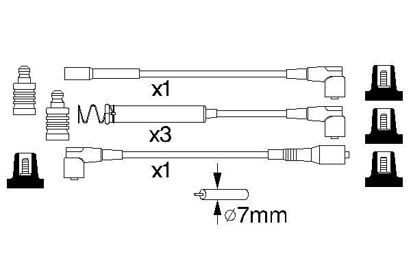 BOSCH Zündleitungssatz