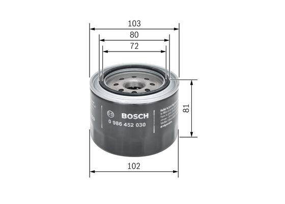 BOSCH Ölfilter