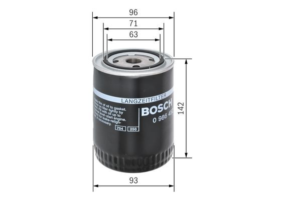 BOSCH Ölfilter