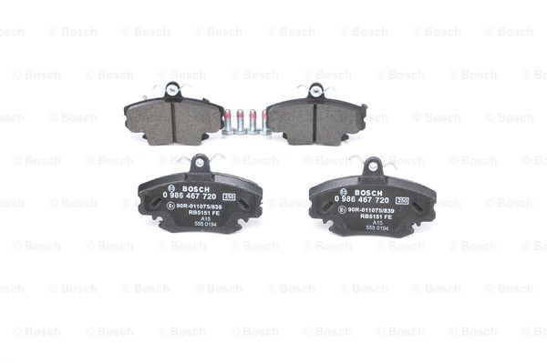 BOSCH Bremsbelagsatz, Scheibenbremse