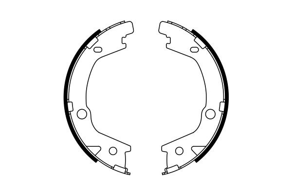 BOSCH Bremsbackensatz, Feststellbremse