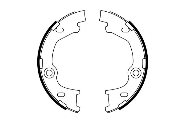 BOSCH Bremsbackensatz, Feststellbremse