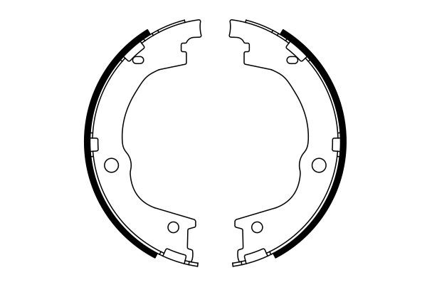BOSCH Bremsbackensatz, Feststellbremse