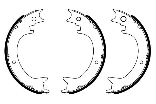 BOSCH Bremsbackensatz, Feststellbremse