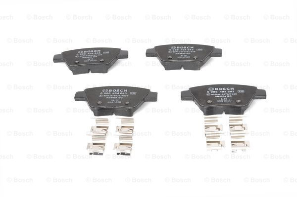 BOSCH Bremsbelagsatz, Scheibenbremse BOSCH Bremsbelagsatz, Scheibenbremse