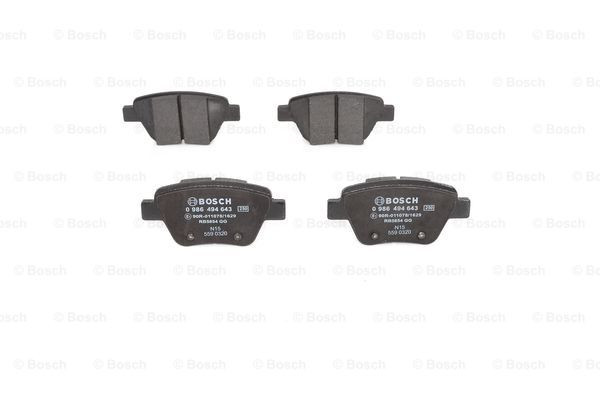 BOSCH Bremsbelagsatz, Scheibenbremse BOSCH Bremsbelagsatz, Scheibenbremse