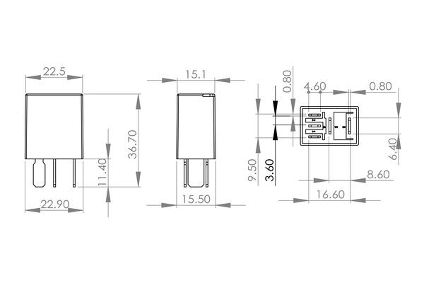 BOSCH Relais, Arbeitsstrom