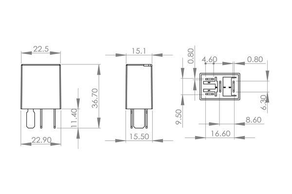 BOSCH Relais, Arbeitsstrom