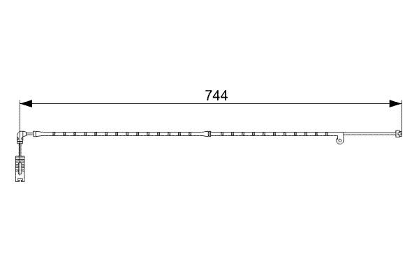 BOSCH Warnkontakt, Bremsbelagverschleiß