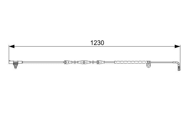 BOSCH Warnkontakt, Bremsbelagverschleiß