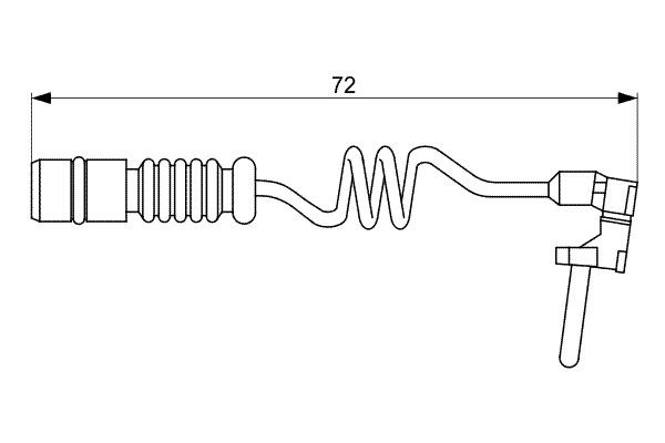 BOSCH Warnkontakt, Bremsbelagverschleiß