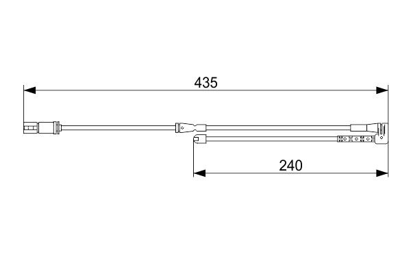 BOSCH Warnkontakt, Bremsbelagverschleiß