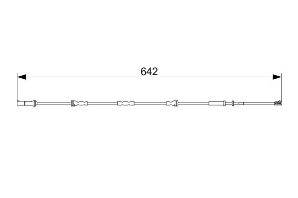 BOSCH Warnkontakt, Bremsbelagverschleiß