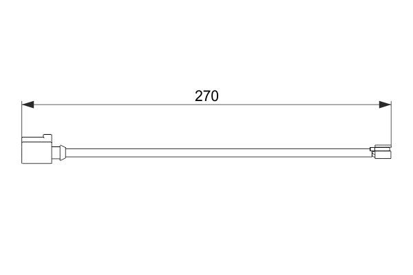 BOSCH Warnkontakt, Bremsbelagverschleiß