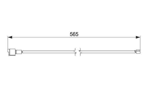 BOSCH Warnkontakt, Bremsbelagverschleiß