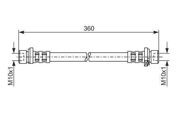 BOSCH Bremsschlauch