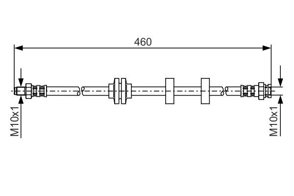 BOSCH Bremsschlauch