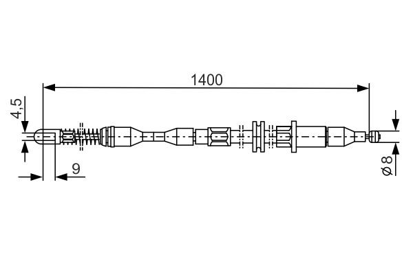 BOSCH Seilzug, Feststellbremse
