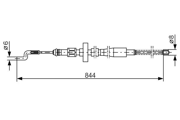 BOSCH Seilzug, Feststellbremse