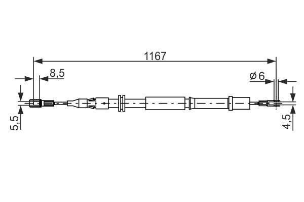BOSCH Seilzug, Feststellbremse