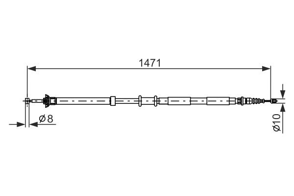 BOSCH Seilzug, Feststellbremse