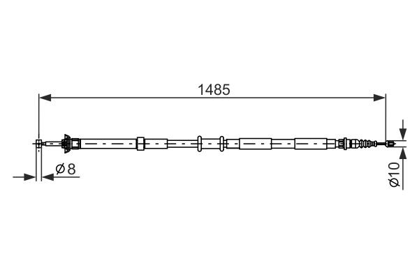 BOSCH Seilzug, Feststellbremse