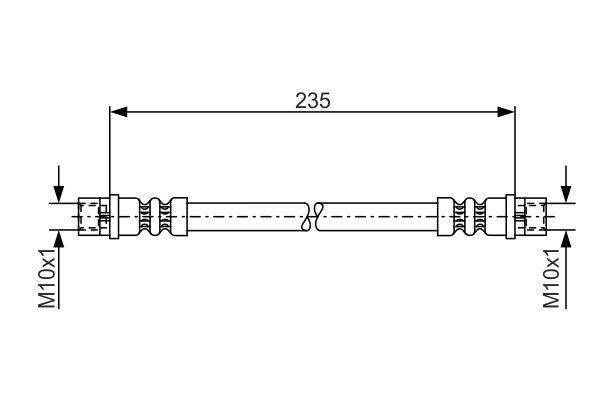 BOSCH Bremsschlauch