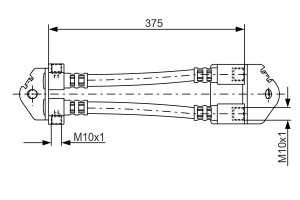 BOSCH Bremsschlauch