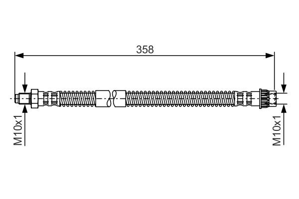 BOSCH Bremsschlauch