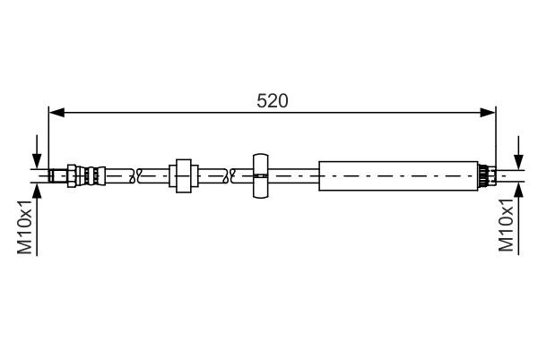 BOSCH Bremsschlauch