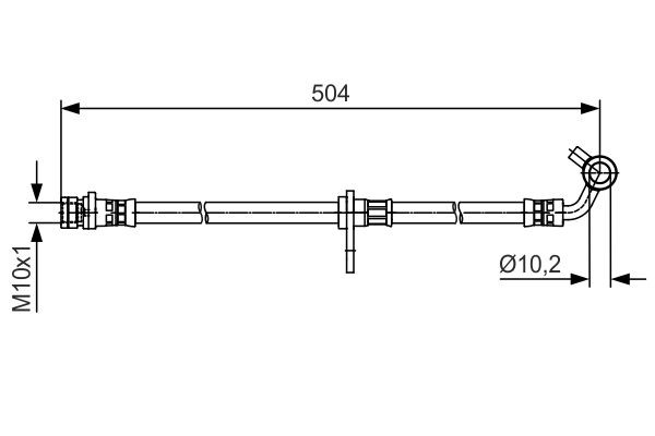 BOSCH Bremsschlauch