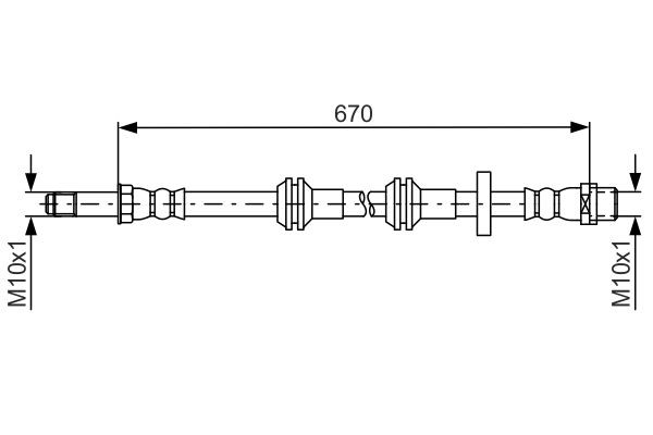 BOSCH Bremsschlauch