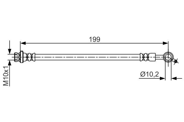 BOSCH Bremsschlauch