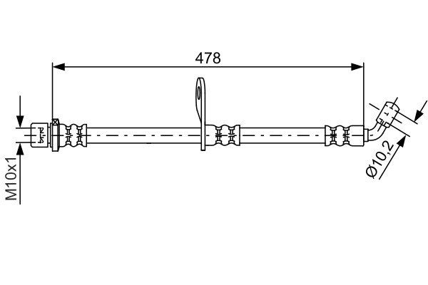 BOSCH Bremsschlauch