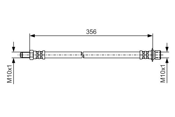 BOSCH Bremsschlauch