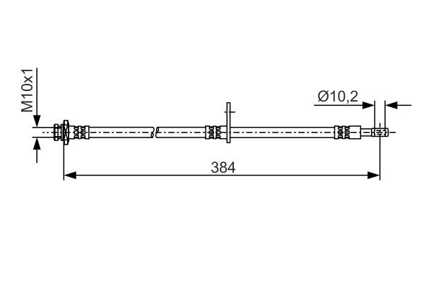 BOSCH Bremsschlauch