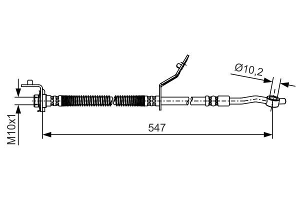 BOSCH Bremsschlauch