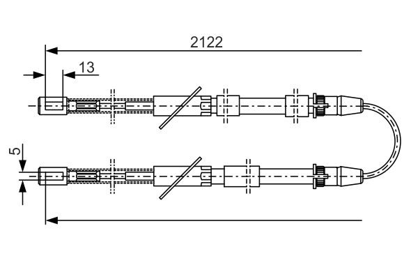 BOSCH Seilzug, Feststellbremse