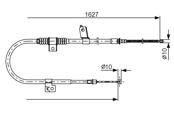 BOSCH Seilzug, Feststellbremse
