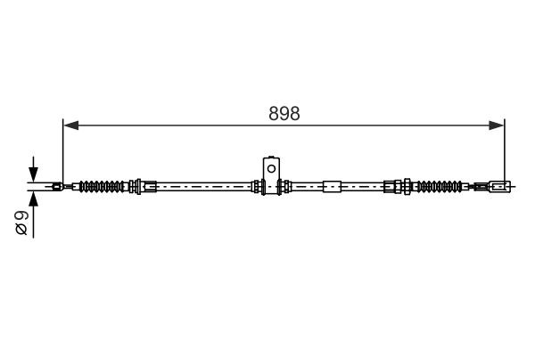BOSCH Seilzug, Feststellbremse
