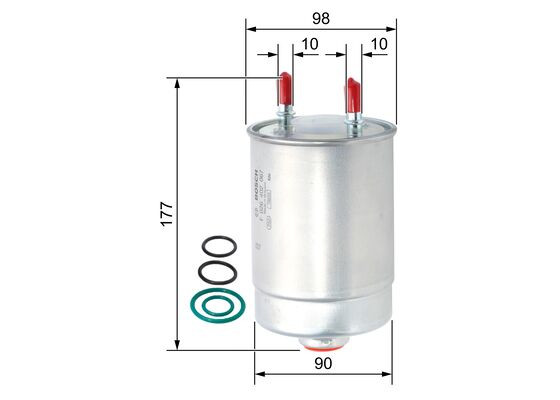 BOSCH Kraftstofffilter