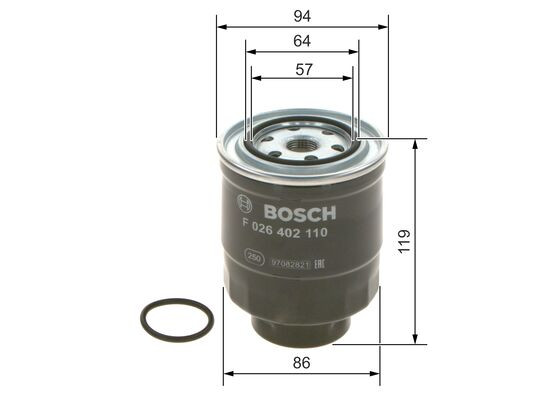 BOSCH Kraftstofffilter