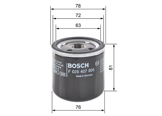 BOSCH Ölfilter