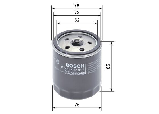 BOSCH Ölfilter